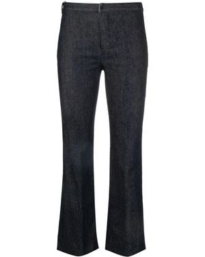Max Mara Cropped Bootcut Jeans - Blue