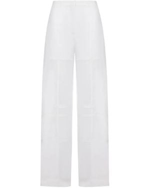 Jil Sander Paneled Pants - White