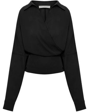 Philosophy Di Lorenzo Serafini V-Neck Blouse - Black