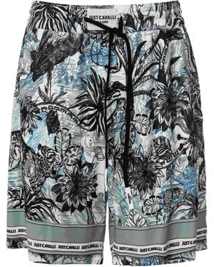 Just Cavalli Printed Shorts - Grey