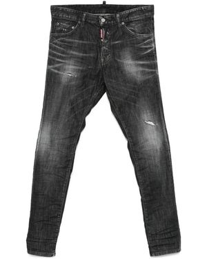 DSquared² フェイデッド ダメージジーンズ - グレー