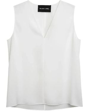 Ralph Lauren Sleeveless V-Neck Top - White