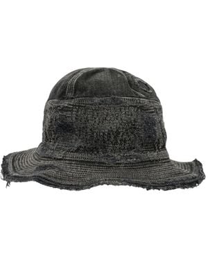 Kapital Cappello Bucket Con Frange - Nero