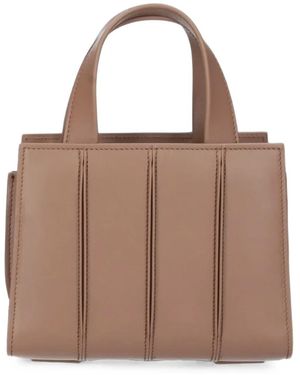 Max Mara Micro Whitney Two-Way Tote Bag - Brown