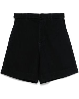 Rohe Shorts Con Cintura - Nero