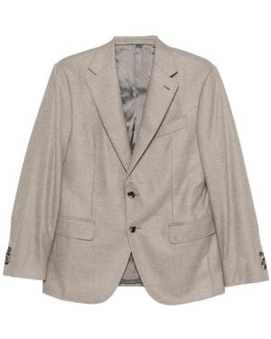 Caruso Notched-Lapel Jacket - Grey