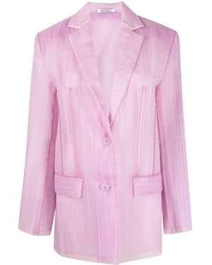 Krizia Blazer Met Enkele Rij Knopen - Roze