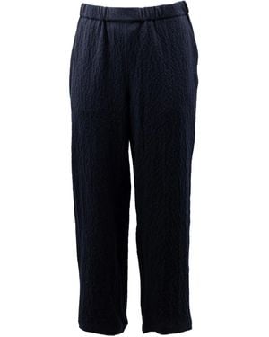 Casey Casey Textured Pocket Trousers - Blue