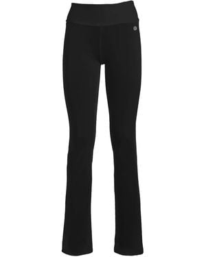 Deha Elastic-Waistband Trousers - Black