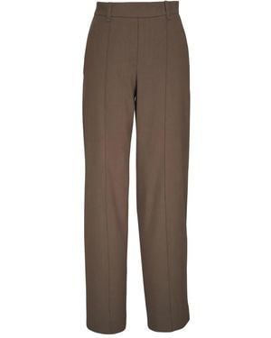 Vince Elasticated-Waist Trousers - Brown