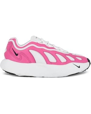 Comme des Garçons X Nike Sense 96 Lace-Up Panelled Trainers - Pink