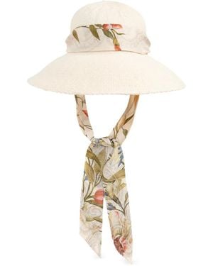 Etro Scarf-Detail Hat - Metallic