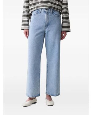 Levi's Vaqueros Rectos De Talle Alto - Azul