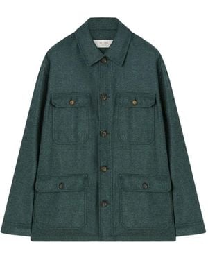 RETORI Saharienne Patch-Pocket Jacket - Green