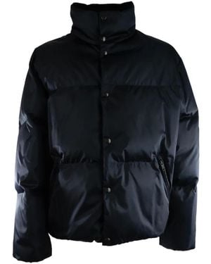 Prada Medium-Weight Re-Nylon Down Jacket - Blue