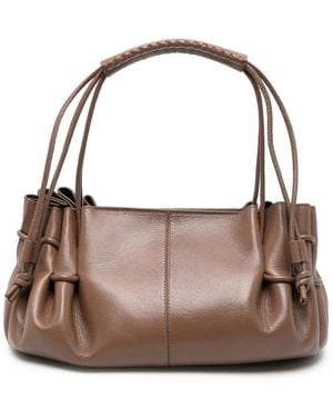 Hereu Arta Braided-Handle Tote Bag - Brown