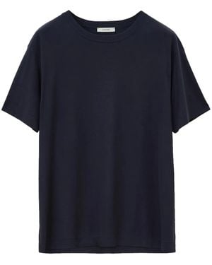 Lemaire Short-Sleeve Cotton T-Shirt - Blue