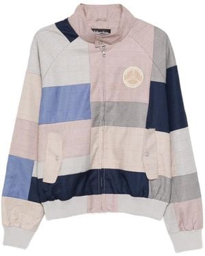 Kidsuper X Mercedez Benz Patchwork-Jacke Mit Reißverschluss - Weiß
