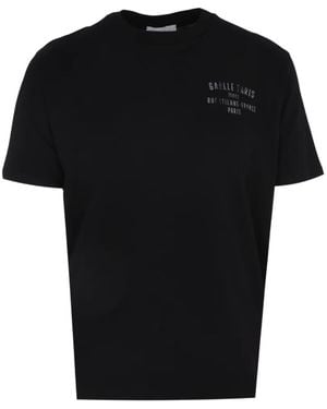 Gaelle Logo-Print T-Shirt - Black