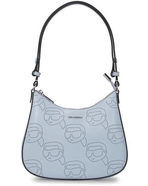 Karl Lagerfeld Borsa A Spalla Ikon - Blu