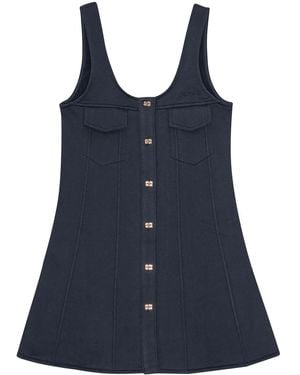 Ganni Mini Dress - Blue