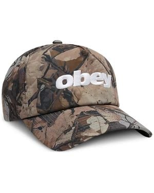 Obey Delta 5 Cap - Brown