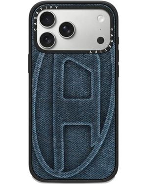 DIESEL X Casetify 60580 Denim-Effect Iphone 17 Pro Case - Blue
