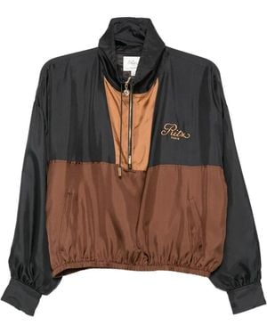 FRAME Ritz Paris Colour-Block Jacket - Blue