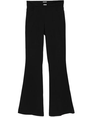 Versace Jeans Couture Pocket-Detail Flared Trousers - Black