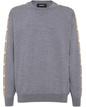 DSquared² Logo-Tape Sweater - Grey