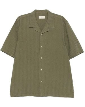 Officine Generale Chemise À Manches Courtes - Green