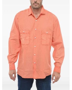 Aspesi Patch-Pocket Long-Sleeve Shirt - Orange