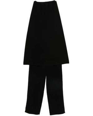 Vestiaire d'un Oiseau Libre Monolith Strapless Trousers Set - Black