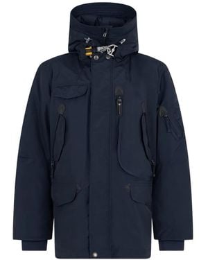 Parajumpers Right Hand Hooded Padded Jacket - Blue