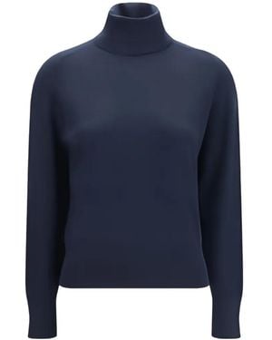 Loro Piana Piuma Turtleneck Jumper - Blue