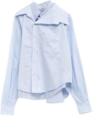 August Barron Layered Shirt - Blue