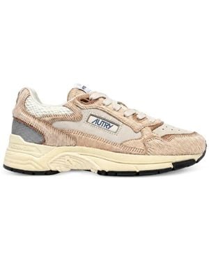 Autry Zapatillas Hyperway Con Paneles - Blanco