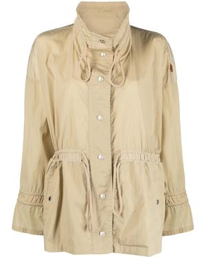 Moncler Deel Drawstring-Waist Jacket - Natural