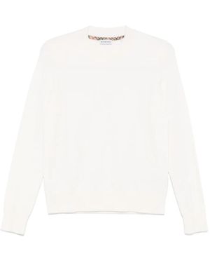 Burberry Fine-Knit Top - White