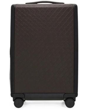Ferragamo Embossed Gancini Hand Luggage - Black