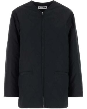 Jil Sander Quilted Padded Jacket - Black