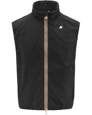 K-Way Quilted Jacket - Black