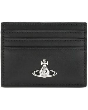 Vivienne Westwood Metal Orb Card Holder - Black