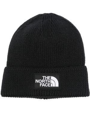 The North Face Logo-Patch Beanie - Black