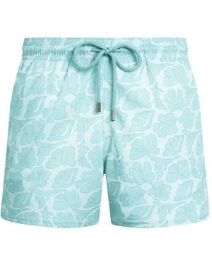 Vilebrequin Seashells-pattern swim shorts - Blau