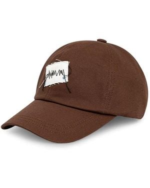 Adererror Patch-Detail Baseball Cap - Brown