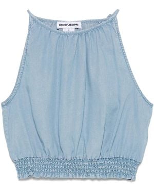 DKNY Chambray Top - Blue