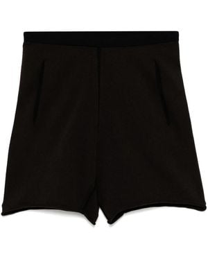 Label Under Construction Seam Shorts - Black