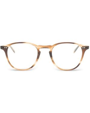 Garrett Leight Hampton Round-Frame Glasses - Brown