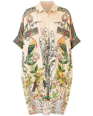 CAMILLA House Of Horoscopes Oversized Tunic - Metallic